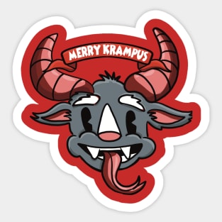 Merry Krampus Sticker